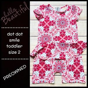 Dot dot smile romper, toddler size 2. Originally $38.